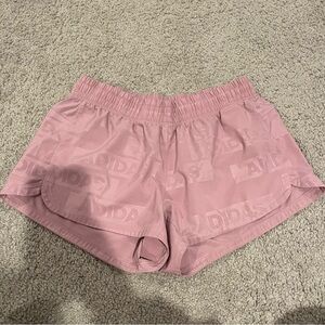 Women’s Adidas Purple Deboss Pacer Shorts Size Small